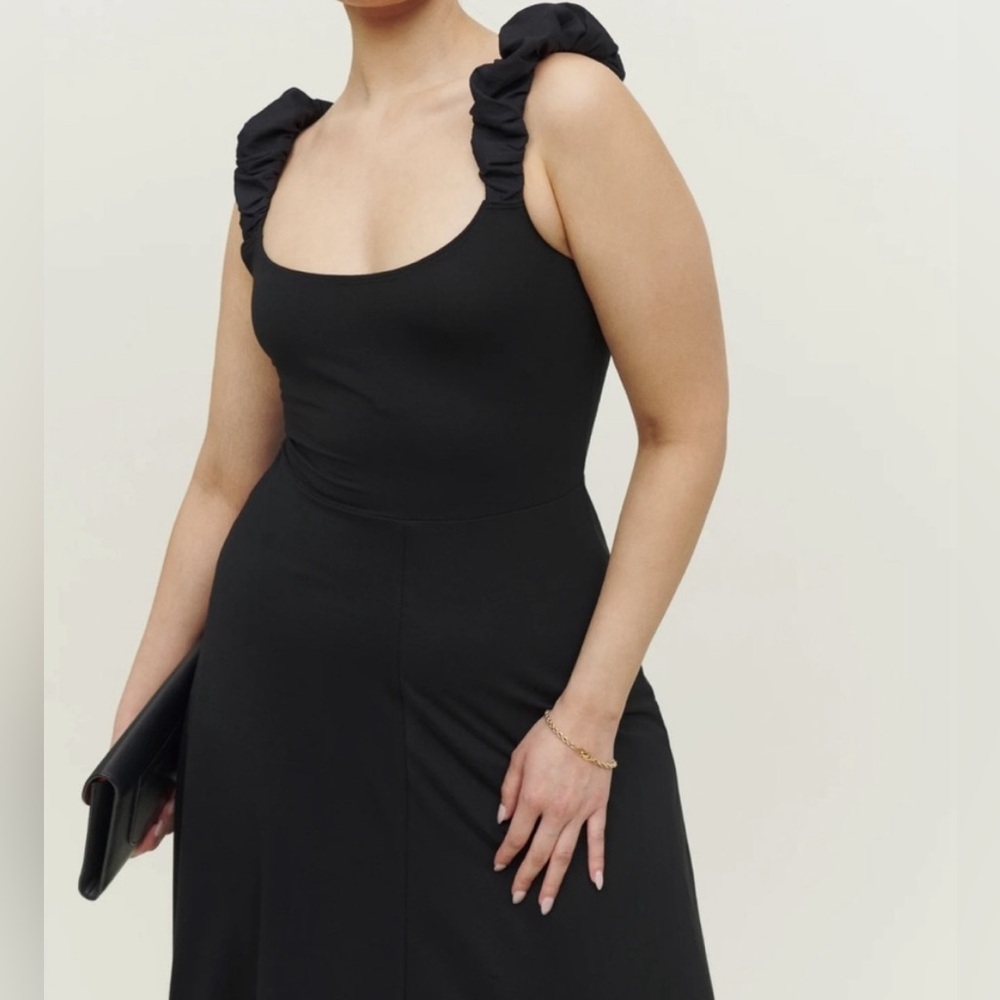 Reformation Teddy Knit Dress in Black color size Small - Picture 5 of 9